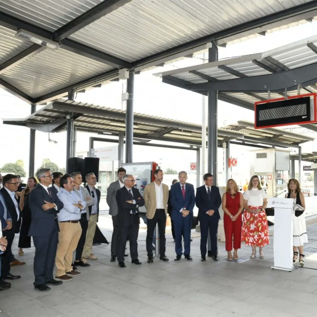 Minister Raquel Sánchez opens rail link