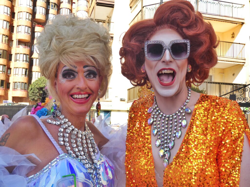 Drag queens at Benidorm Pride