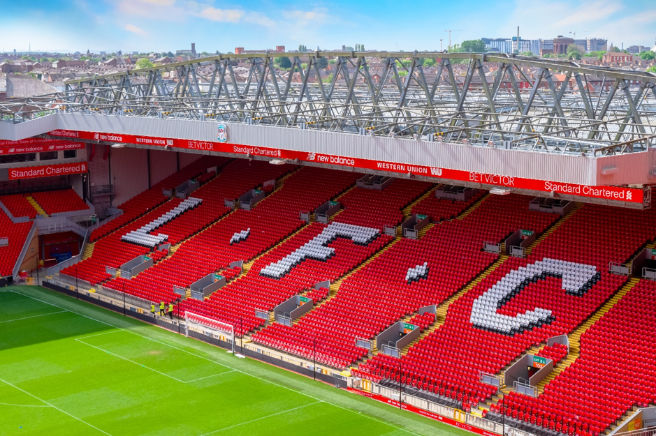 Picture of the Kop stand at Liverpool FC