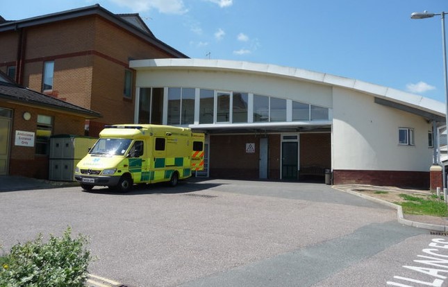 Image of a Royal Devon & Exeter Hospital & Ambulance.