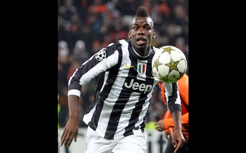 Image of Juventus and France footballer Paul Pogba.