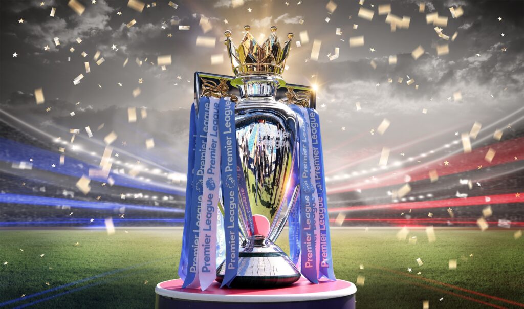 Premier League trophy visualised.