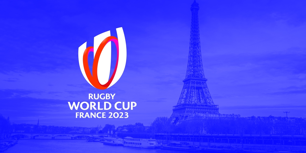 Image of 2023 Rugby World Cup logo.
