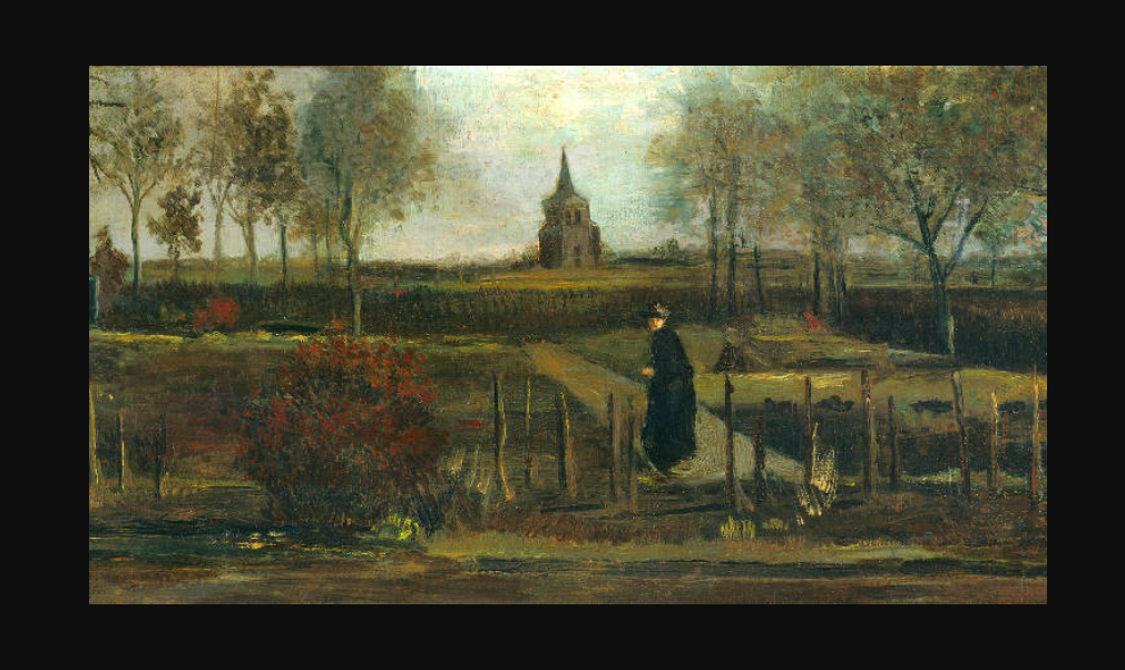 The Parsonage Garden at Nuenen in Spring by Van Gogh