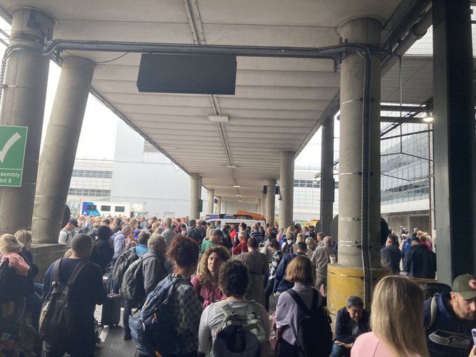 Emergency Alarm at London's Gatwick Airport
