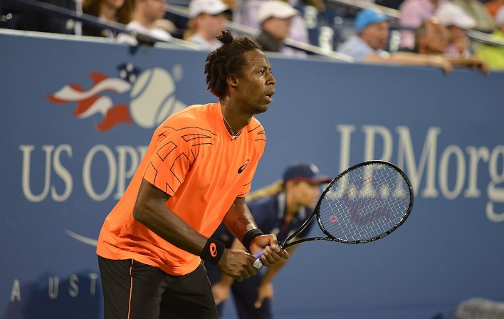 Image of French tennis star Gael Monfils.