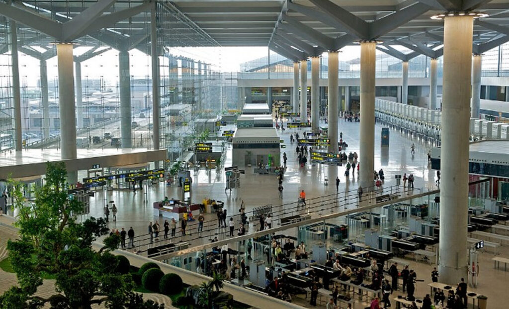 Image of Malaga Airport's Terminal 3.