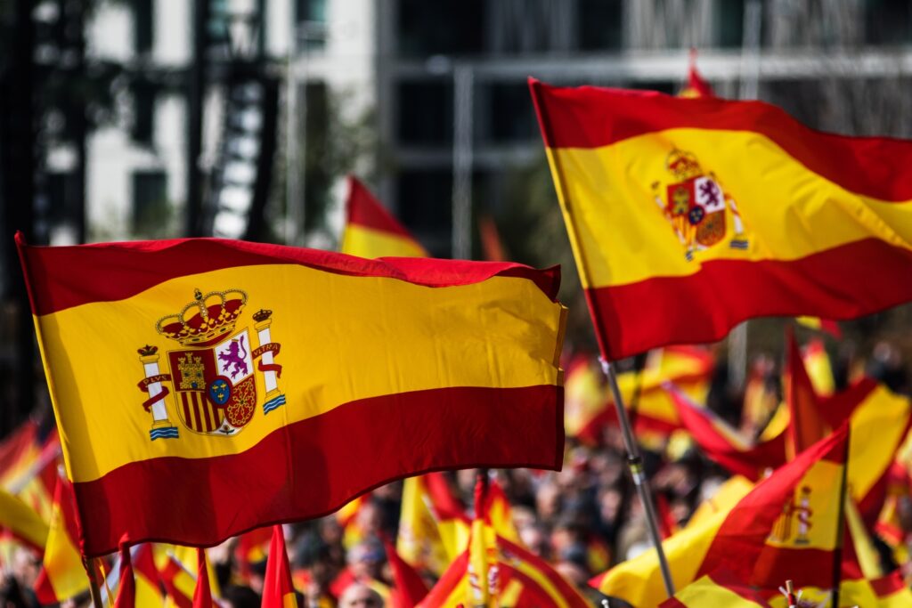 October 12 th National Day of Spain, Spanish flags