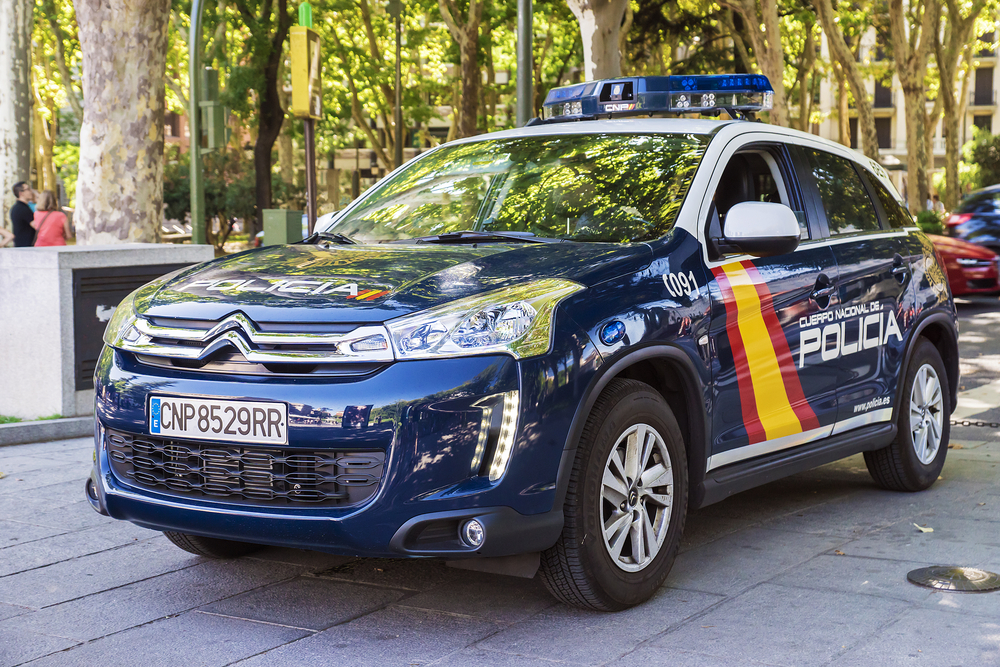 Image of Policia Nacional vehicle in Spain.
