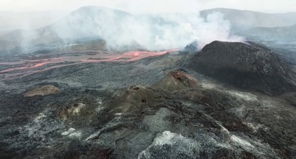 Image of Iceland's Fagradalsfjall volcano in 2021.