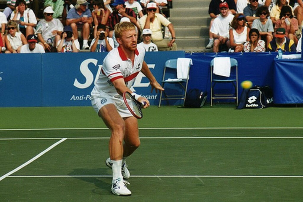 Image of German tennis player Boris Becker.