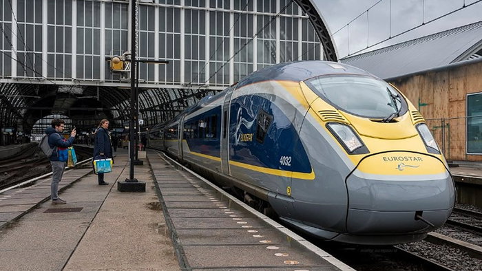 Image of a Eurostar train.