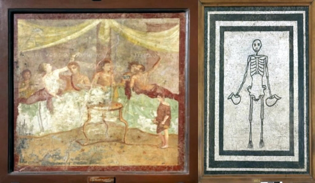 Image of mosaics from ancient Rome.