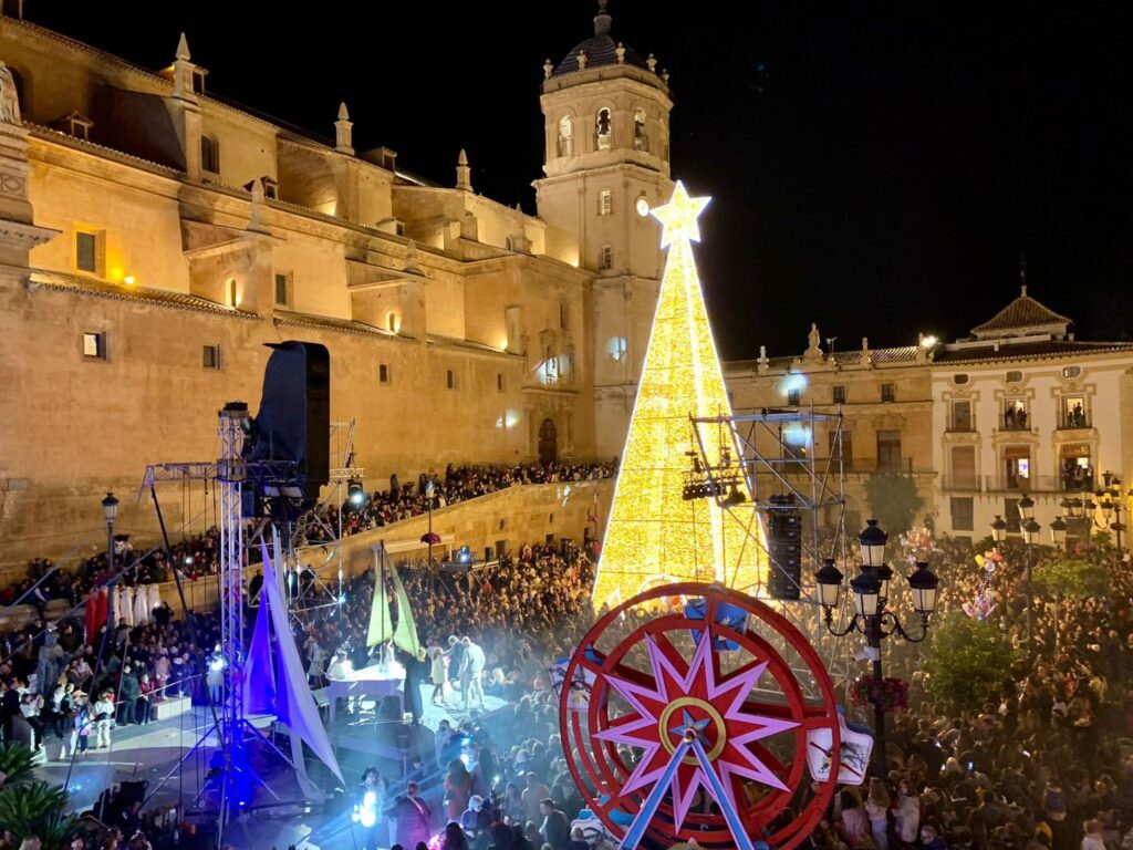 Christmas lights Lorca 2023