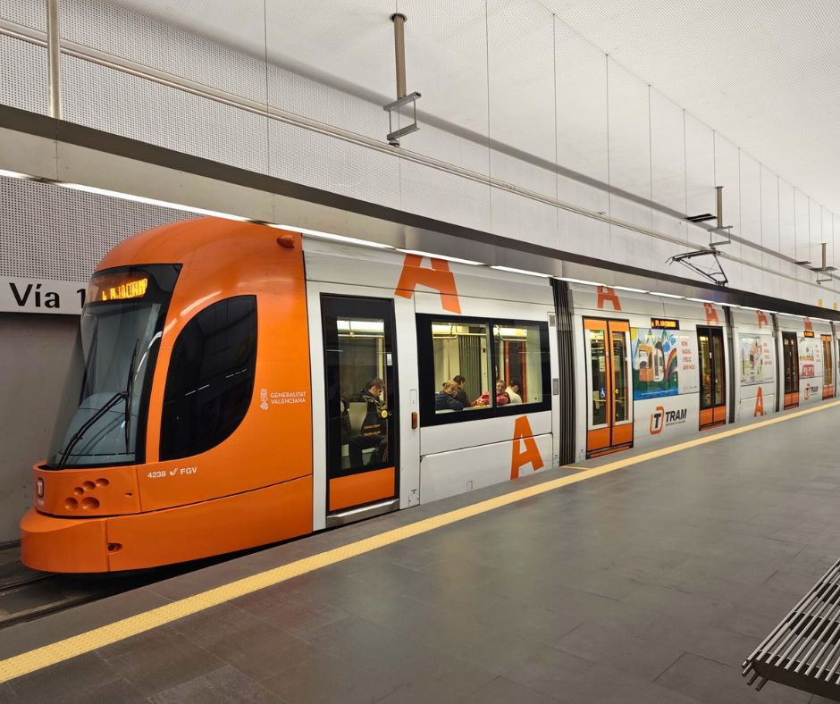Track makeover: Alicante's Luceros TRAM Station takes a brief hiatus