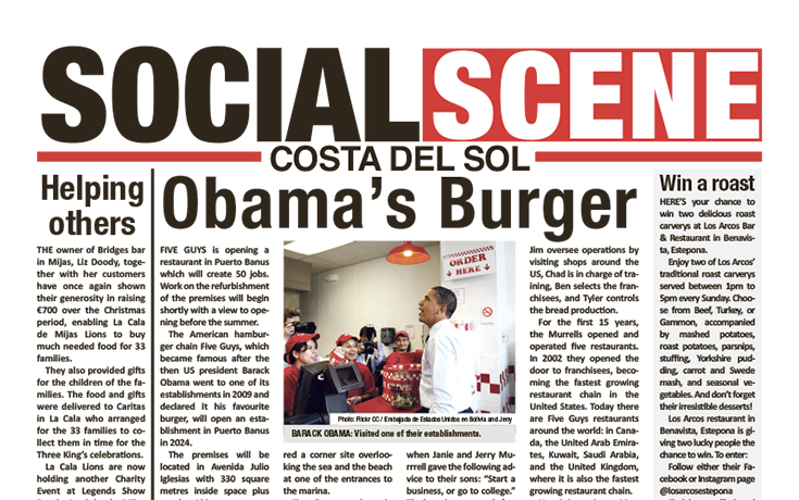 Social Scene Costa del Sol 11 – 17 January 2024 Issue 2010