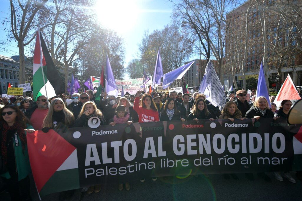 Mass protests in Spain against Gaza 'genocide'