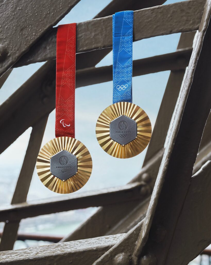 Eiffel triumph: Paris 2024 Olympics to shine with medals infused with tower magic.