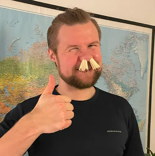 Nose for a record: Danish man inserts 68 matchsticks into nostrils.