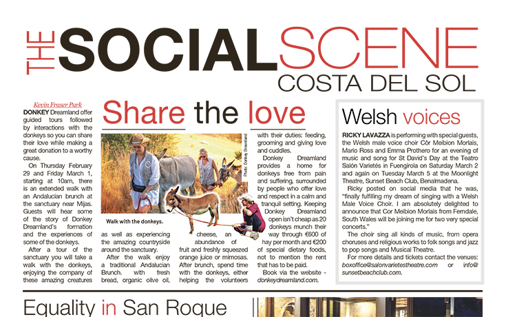 Social Scene Costa del Sol 22 – 28 February 2024 Issue 2016