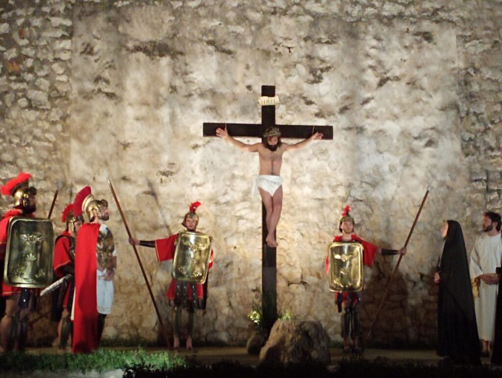 Crucifixion scene, Biniamar, Mallorca