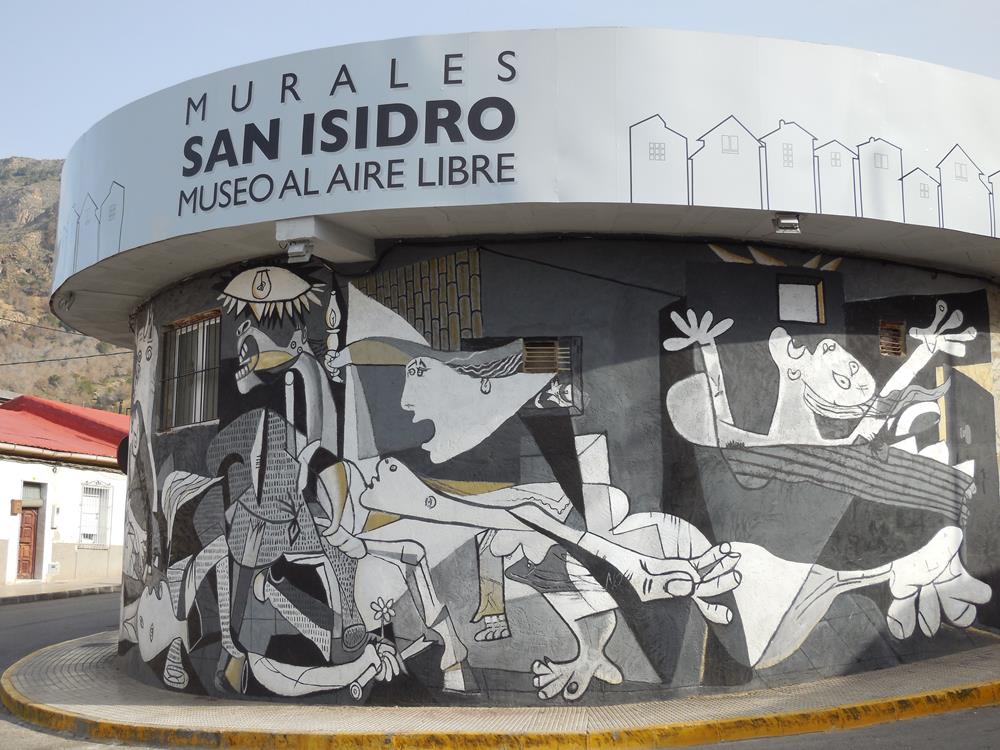 Mural magic: Orihuela celebrates with a splash of culture and creativity.