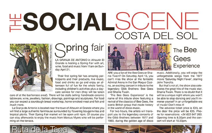 Social Scene Costa del Sol 11 – 17 April 2024 Issue 2023