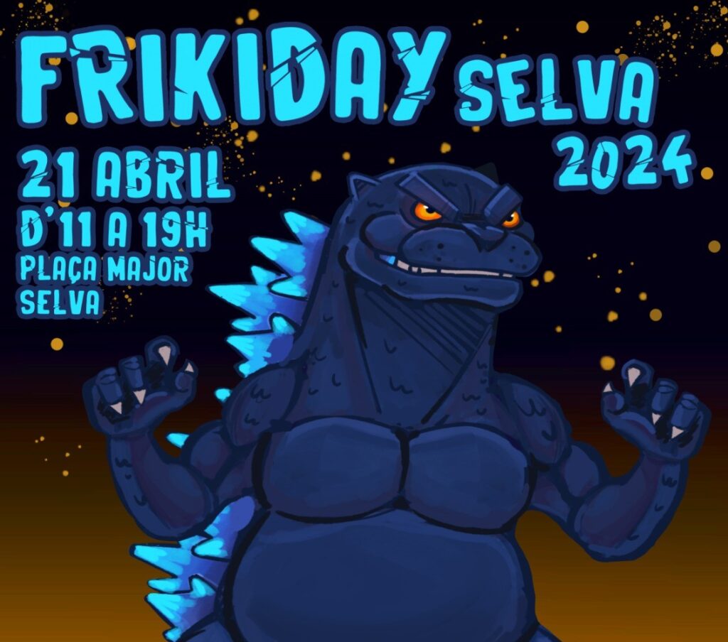 Frikiday Godzilla poster