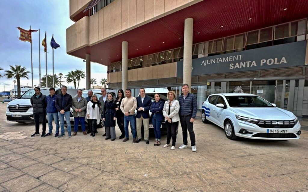 Santa Pola's vehicle fleet has been upgraded with four new vehicles.