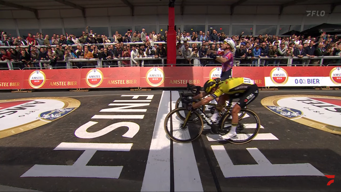 Mariane Vos and Lorena Wiebes at Amstel Gold Race