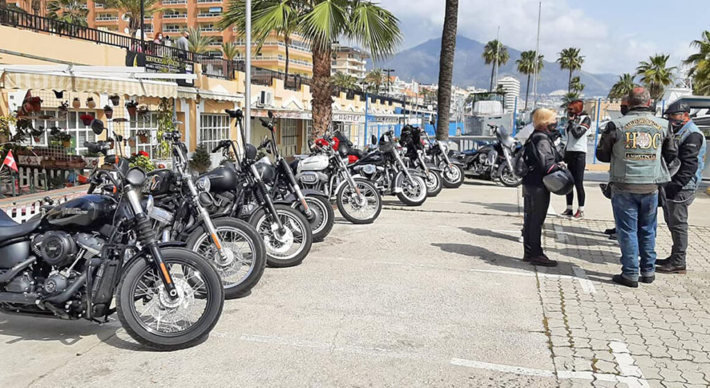 Harley Davidsons in Benalmadena