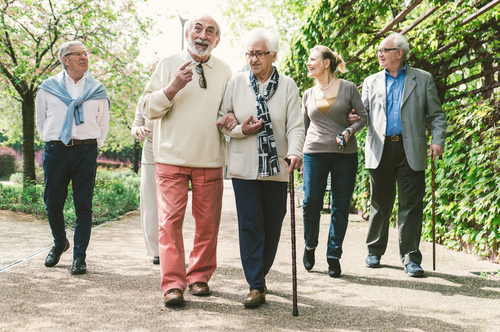 Step into spring: Orihuela's Seniors on the Move walk.