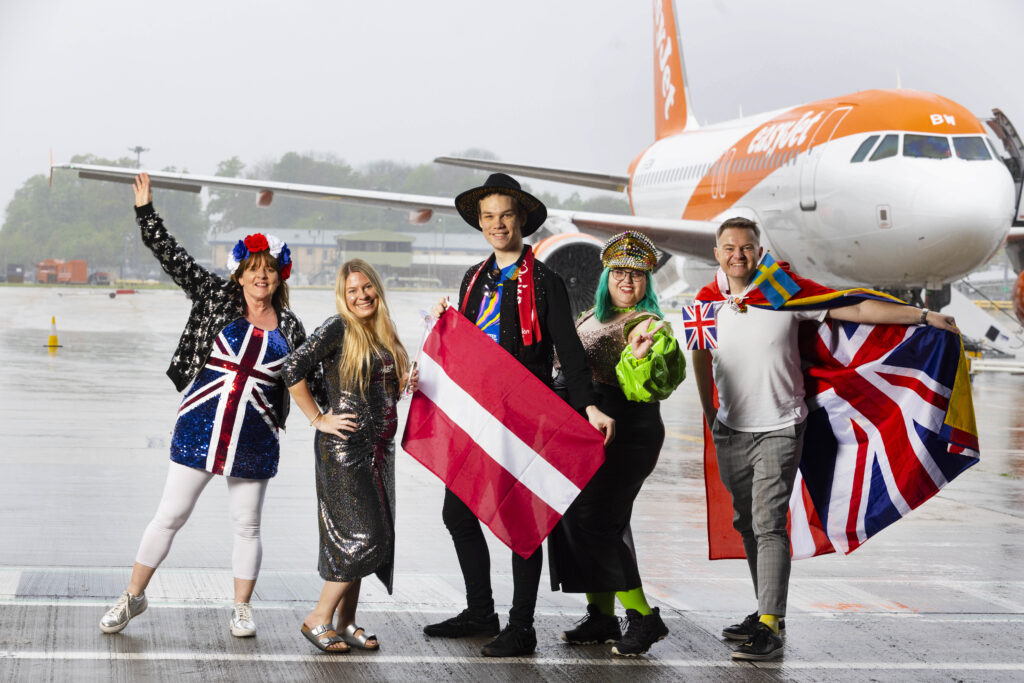 EasyJet's special party flight