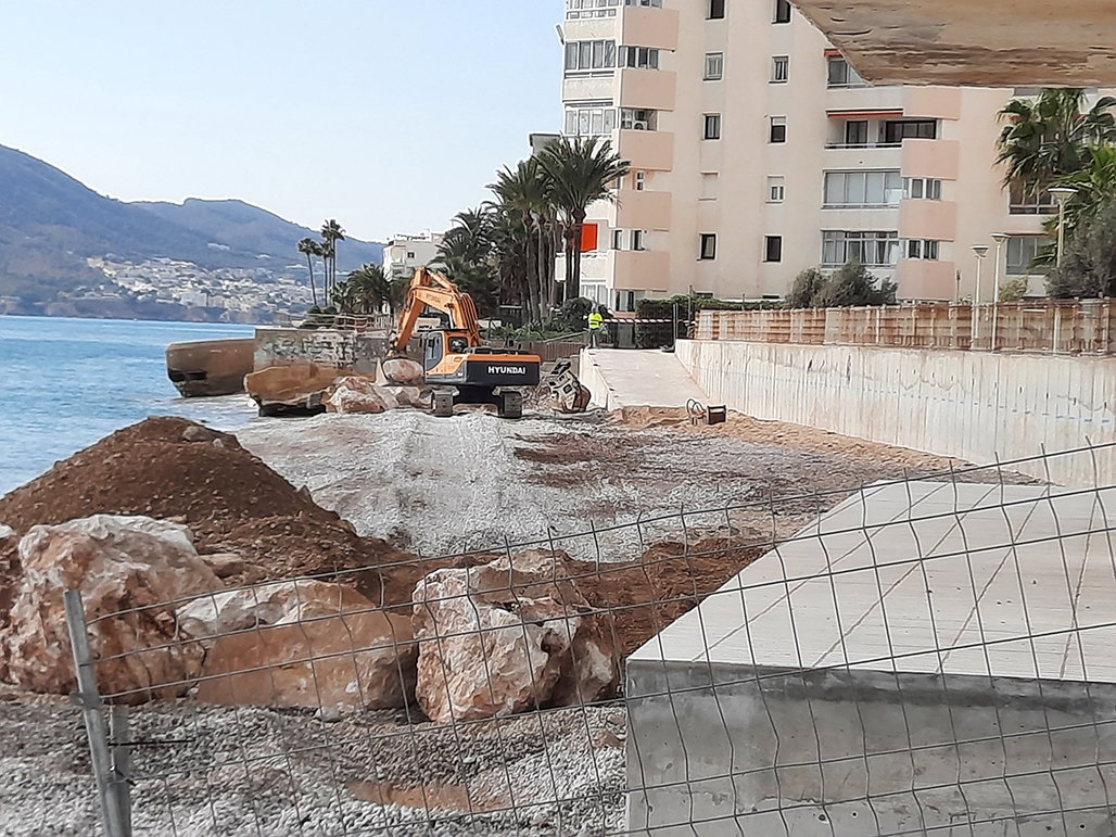 Cap Negret work starts in Altea