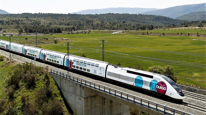 Ouigo's double-decker trains.