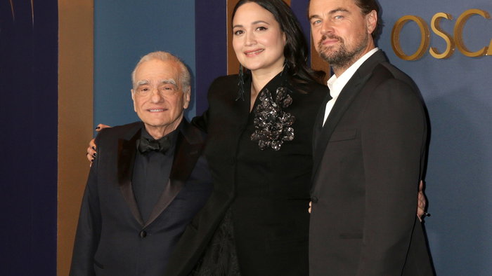 Leonardo DiCaprio to reunite with Scorsese for faith-fuelled drama ‘Home’.  Martin Scorsese, Lily Gladstone, Leonardo DiCaprio at the 14th Governors Awards at the Dolby Ballroom. The dynamic Hollywood duo is back at it again.
