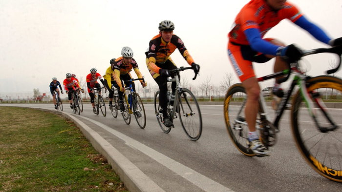WHAT was meant to be a scenic and thrilling day on two wheels turned into chaos just 20km into the Cyclosportive des Lacs de l’Eau d’Heure, a brand-new amateur race backed by the International Cycling Union (UCI). A massive crash involving around 150 riders left 47 people injured – three of them seriously – and forced organisers to cancel the event on the spot.