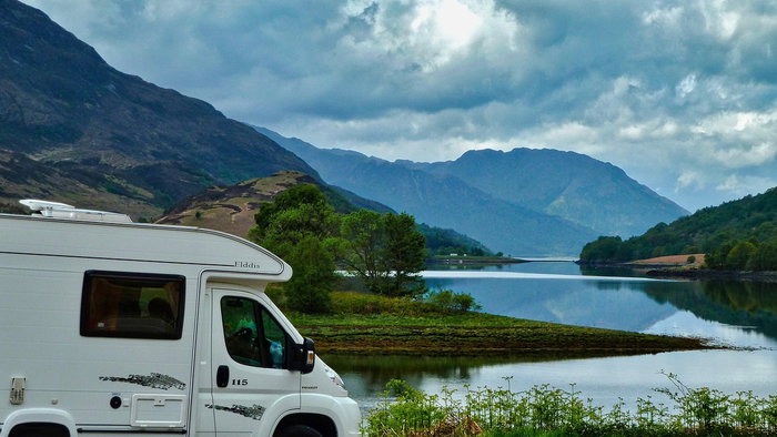 Camper van travel in Spain