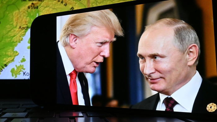 Putin & Trump at Alaska meet.