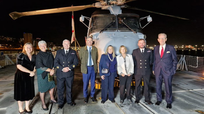 HMS Richmond reception in Mallorca