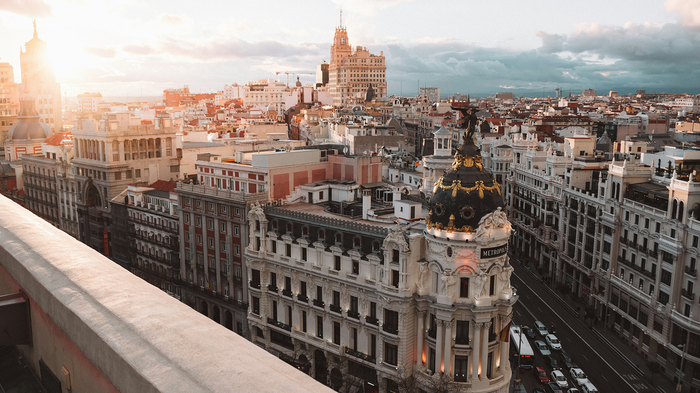 Madrid skyline