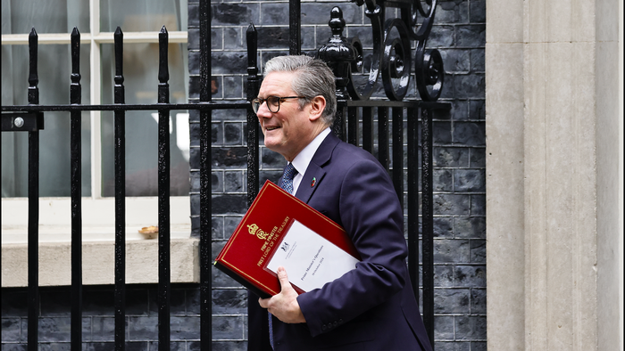 Kier Starmer outside 10 Downing Street