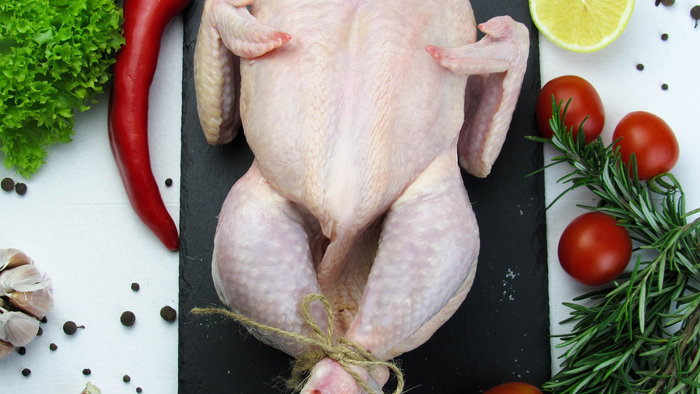 raw chicken
