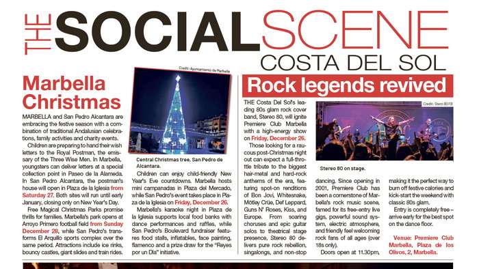 Social Scene Costa del 25 – 31 December 2025 Issue 2112