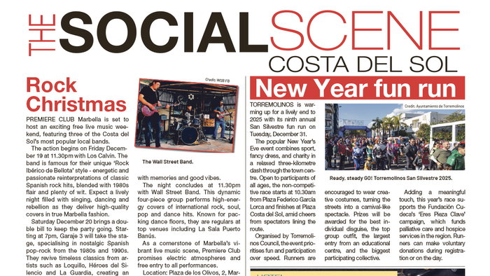 Social Scene Costa del Sol 18 – 24 December 2025 Issue 2111