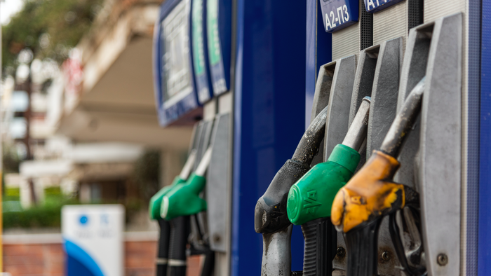 Petrol station in Greece