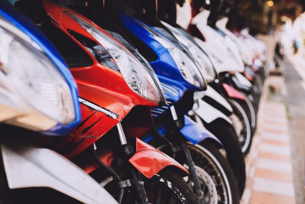 An ageing fleet. Over 44% of Spain’s motorcycles are more than 15 years old.