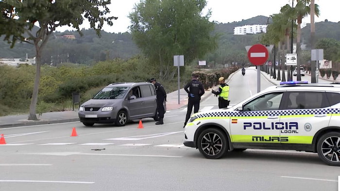 Mijas Police checkpoint