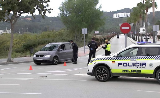 Mijas Police checkpoint