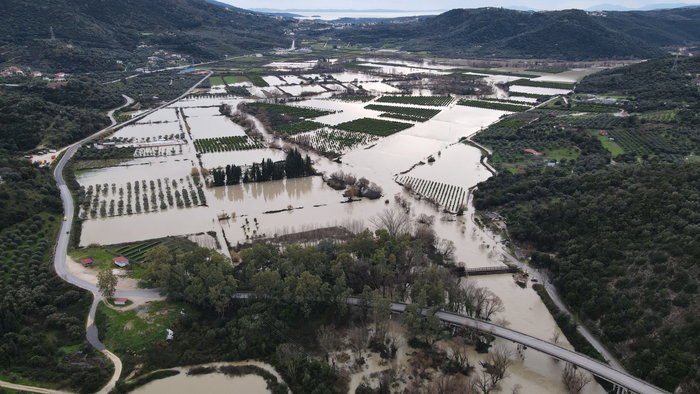Rural area of Greece devastated by flash flood
